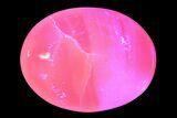 1.8" Polished Manganoan Calcite Worry Stones - Fluorescent! - Photo 4